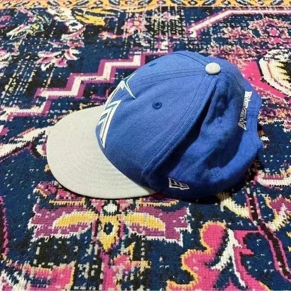 Miami Marlins New Era 9FIFTY MLB Gen Merch SnapBack Hat OSFM Blue Gray - Picture 2 of 4